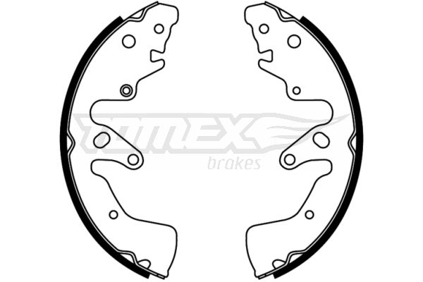 TOMEX BRAKES stabdžių trinkelių komplektas TX 22-74